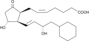 8-<em>iso</em>-16-cyclohexyl-tetranor Prostaglandin E<sub>2</sub>