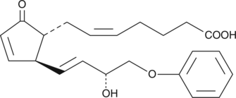 16-<wbr/>phenoxy tetranor Prostaglandin A<sub>2</sub>