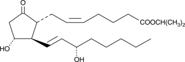 Prostaglandin E<sub>2</sub> isopropyl ester