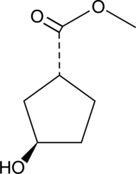 (1R,3R)-3-<wbr/>Hydroxycyclo<wbr/>pentane carboxylic acid methyl ester