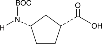 BOC-<wbr/>(1R,3S)-<wbr/>3-<wbr/>Aminocyclopentane carboxylic acid