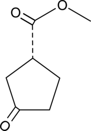 (R)-<wbr/>3-<wbr/>Oxo-<wbr/>cyclopentanecarboxylic acid methyl ester