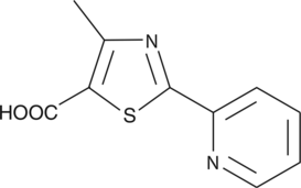 2-<wbr/>(2-<wbr/>pyridyl)-<wbr/>4-<wbr/>methyl-<wbr/>Thiazole-<wbr/>5-<wbr/>Carboxylic Acid