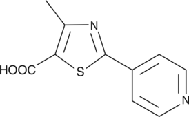 2-<wbr/>(4-<wbr/>Pyridyl)-<wbr/>4-<wbr/>methyl-<wbr/>thiazole-<wbr/>5-<wbr/>Carboxylic Acid