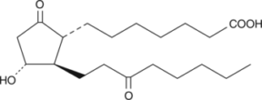 13,14-<wbr/>dihydro-<wbr/>15-<wbr/>keto Prostaglandin E<sub>1</sub>