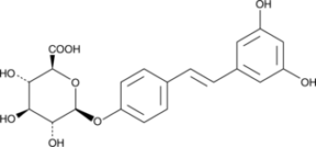 <em>trans</em>-<wbr/>Resveratrol-<wbr/>4'-O-D-<wbr/>Glucuronide