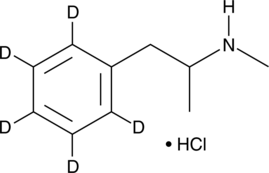 (±)-<wbr/>Methamphetamine-<wbr/>d<sub>5</sub> (hydro<wbr>chloride)