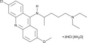 Quinacrine (hydro<wbr/>chloride hydrate)