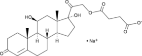 Hydro<wbr/>cortisone 21-hemi<wbr/>succinate (sodium salt)