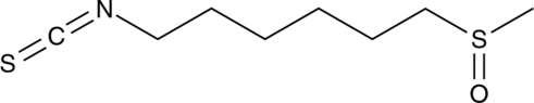 6-Methyl<wbr/>sulfinylhexyl isothio<wbr/>cyanate