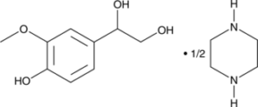 4-hydroxy-3-<wbr/>Methoxy<wbr/>phenylglycol (piperazine salt)