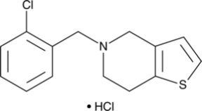 Ticlopidine (hydro<wbr/>chloride)