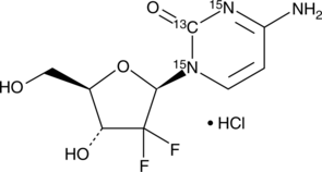 Gemcitabine-<sup>13</sup>C,<sup>15</sup>N<sub>2</sub> (hydro<wbr/>chloride)