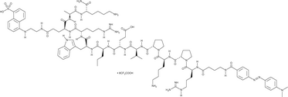 Dabcyl-GABA-<wbr/>RPKPVE-Nva-<wbr/>WR-Glu(EDANS)<wbr/>-AK-NH<sub>2</sub> (trifluoro<wbr/>acetate salt)