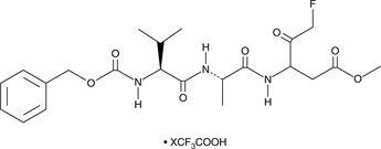 Z-VA-DL-D(OMe)-<wbr/>FMK (trifluoro<wbr/>acetate salt)