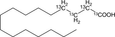 Palmitic Acid-<sup>13</sup>C (C1, C2, C3, and C4 labeled)