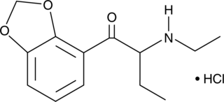 2,3-Methylene<wbr/>dioxy-?-ethyl<wbr/>aminobutiophenone (hydro<wbr/>chloride)