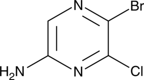 2-Amino-5-<wbr/>bromo-6-chloro<wbr/>pyrazine