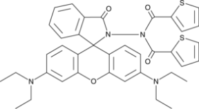 Rhodamine dithenoyl hydrazide