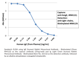 IgE (human) Rabbit Monoclonal Antibody - Biotinylated