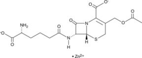 Cephalosporin C (zinc)