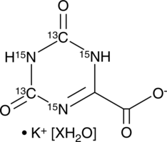 Oxonic Acid-<sup>13</sup>C<sub>2</sub>,<sup>15</sup>N<sub>3</sub> (potassium salt hydrate)