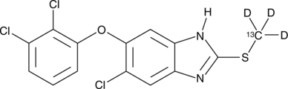 Triclabendazole-<sup>13</sup>C-d<sub>3</sub>