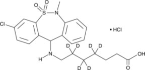 Tianeptine-d<sub>6</sub> (hydro<wbr/>chloride)