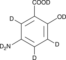 5-Amino<wbr/>salicylic Acid-d<sub>7</sub>