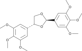 (±)<em>trans</em>-<wbr/>2,5-<wbr/><em>bis</em>-<wbr/>(3,4,5-<wbr/>Trimethoxyphenyl)-<wbr/>1,3-<wbr/>dioxolane