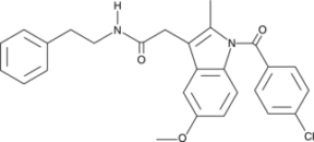 N-<wbr/>(2-<wbr/>phenylethyl)-<wbr/>Indomethacin amide