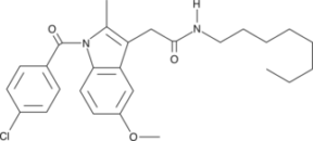 Indomethacin N-<wbr/>octyl amide