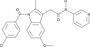 N-<wbr/>(3-<wbr/>pyridyl)-<wbr/>Indomethacin amide